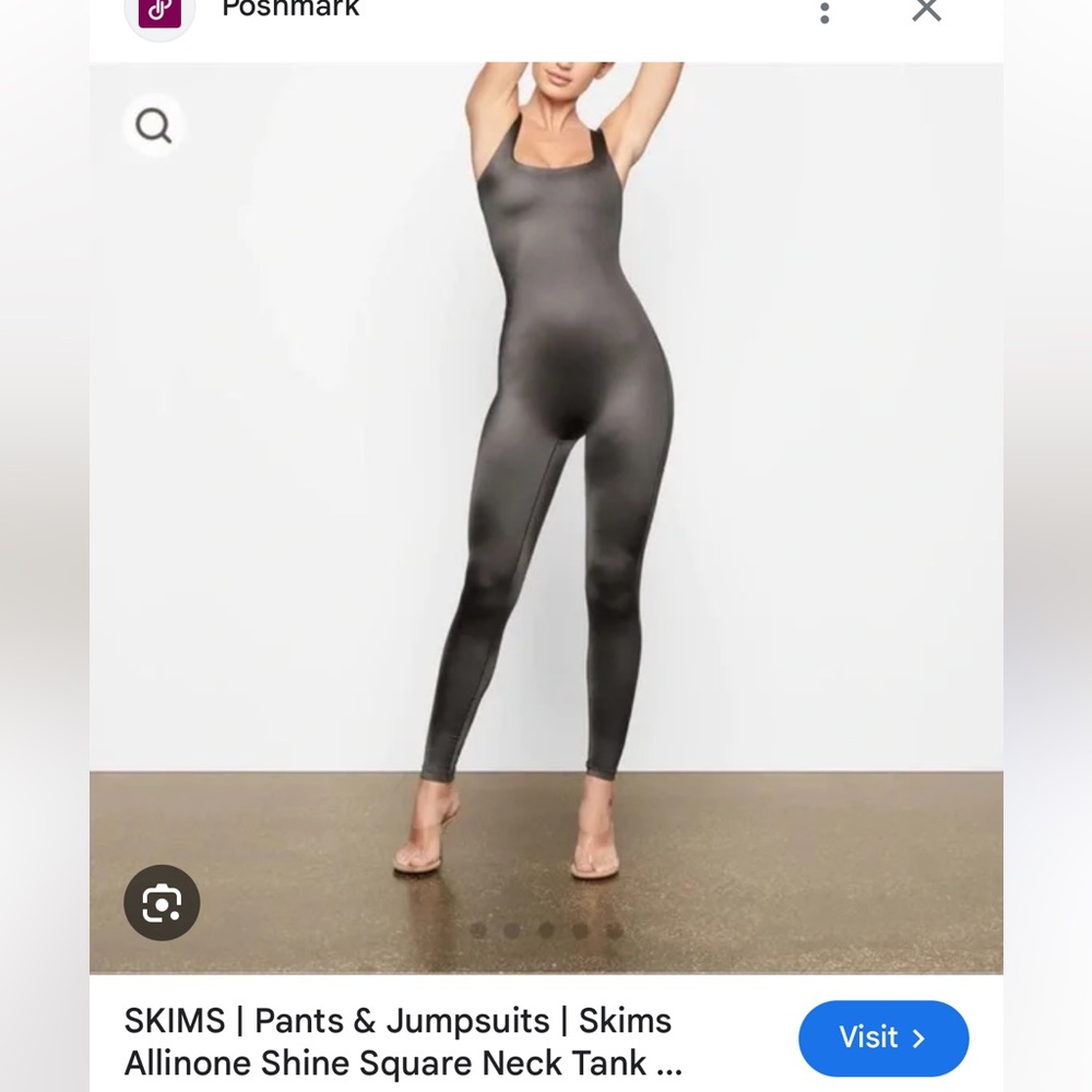 SKIMS Onyx Shine Onesie